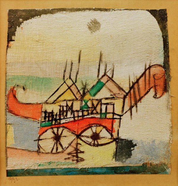 Paul Klee "Sphinxartig" 20 x 20 cm