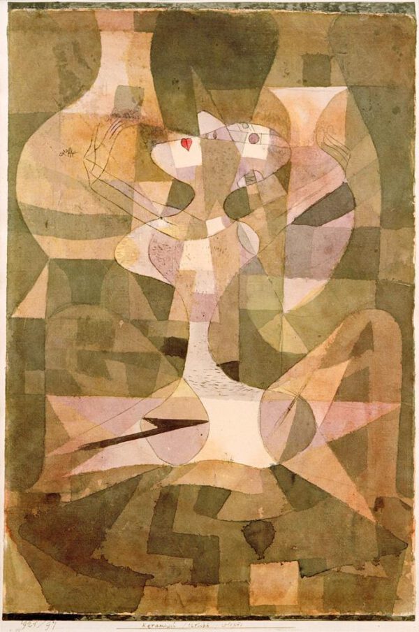 Paul Klee "Keramisch / erotisch / religiös" 31 x 45 cm