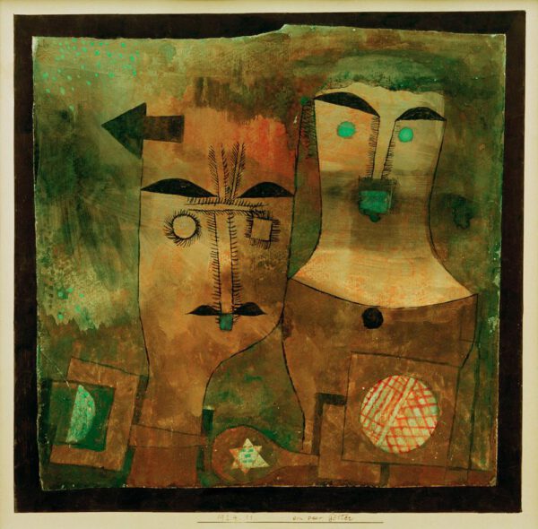 Paul Klee "Ein Paar Götter" 33 x 33 cm