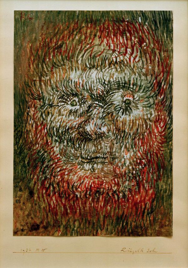 Paul Klee "Rübezahls Sohn" 18 x 26 cm