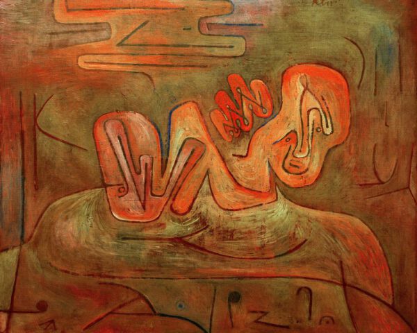 Paul Klee "Katastrophe der Sphinx" 60 x 50 cm