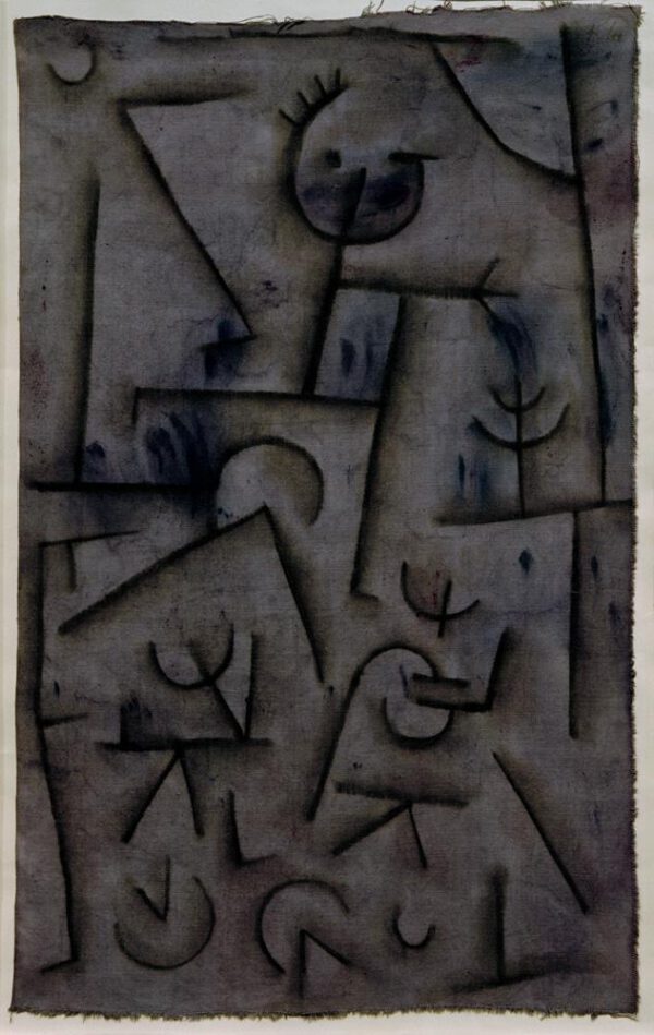 Paul Klee "Bacchanal in Rotwein" 31 x 49 cm