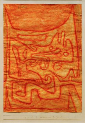 Paul Klee "Daemonie der Glut" 21 x 29 cm