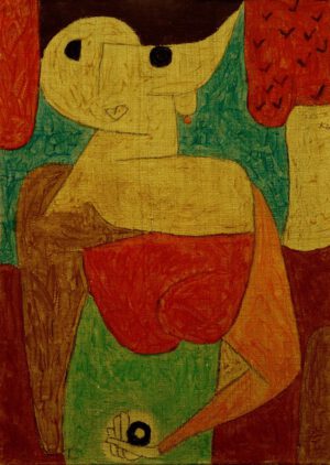Paul Klee "Omphalo centrischer Vortrag" 50 x 70 cm