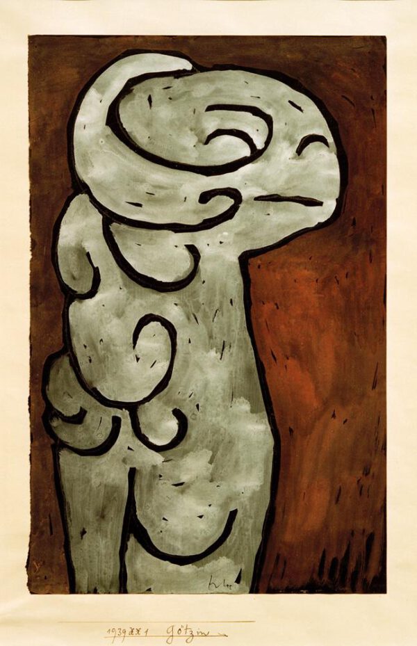 Paul Klee "Götzin" 21 x 33 cm