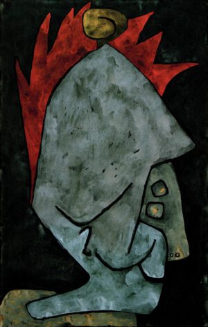 Paul Klee "Mephisto als Pallas" 31 x 49 cm