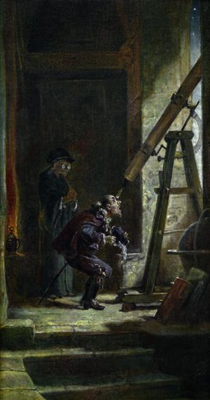 Spitzweg Carl "Der Astrologe" 15 x 30 cm
