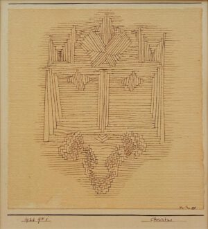 Paul Klee "Christus" 16 x 16 cm