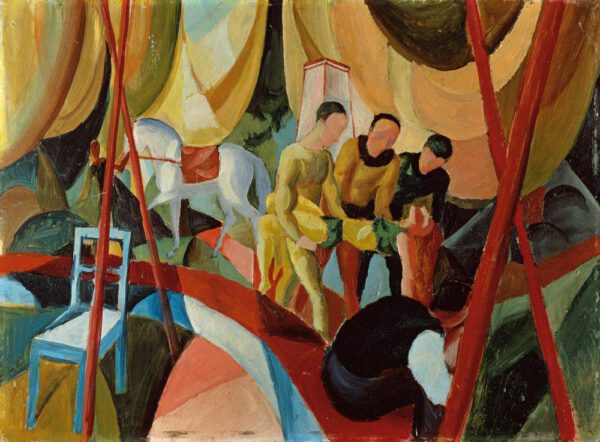 August Macke "Zirkus" 64 x 47 cm