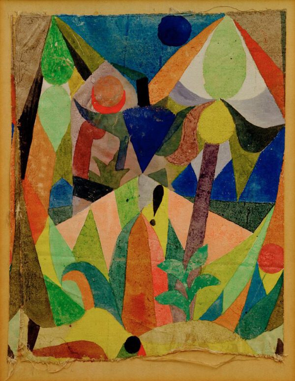 Paul Klee "Mildtropische Landschaft" 19 x 24 cm