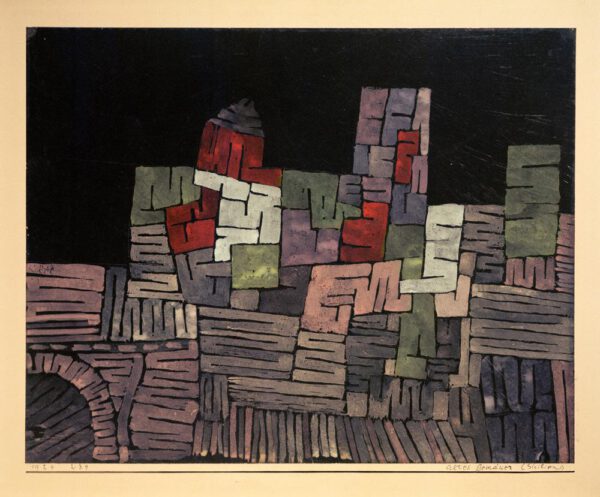 Paul Klee "Altes Gemäuer, Sizilien" 28 x 22 cm