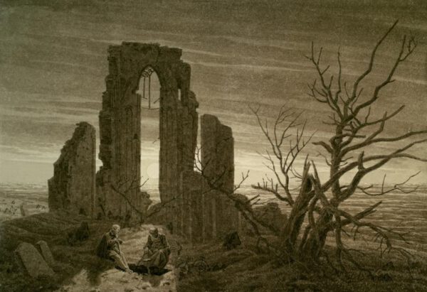 Caspar David Friedrich "Der Winter"  27 x 19 cm