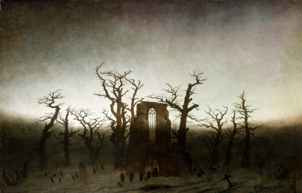 Caspar David Friedrich “Abtei im Eichwald” 171 x 110 cm