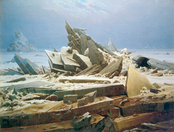 Caspar David Friedrich “Das Eismeer” 127 x 97 cm