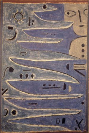 Paul Klee "Der Graue und die Küste" 71 x 105 cm