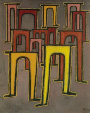 Paul Klee "Revolution des Viadukts" 50 x 60 cm