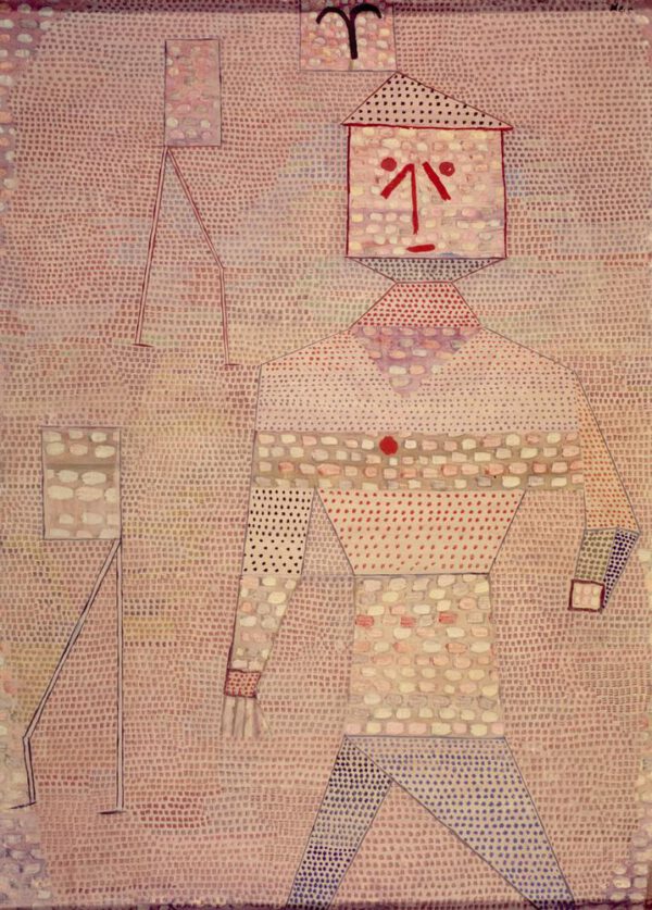 Paul Klee "Barbarenfeldherr" 41 x 56 cm