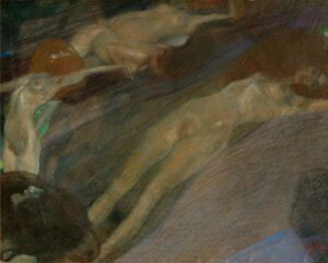 Gustav Klimt "Bewegtes Wasser" 65 x 52 cm