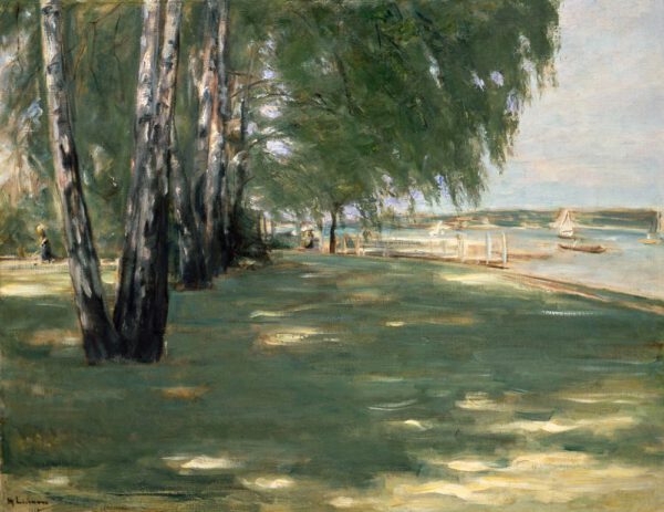 Max Liebermann "Der Garten des Künstlers in Wannsee" 90 x 70 cm