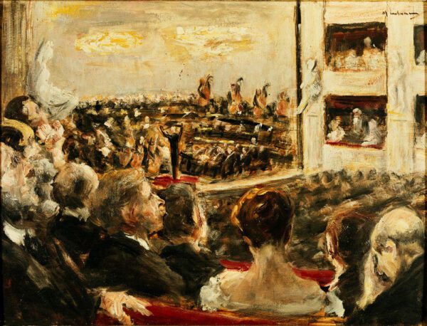 Max Liebermann "Im Konzert" 50 x 38 cm