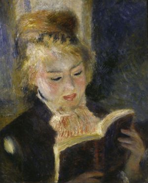 Auguste Renoir "Lesendes Mädchen" 38 x 46 cm