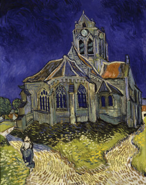 Vincent van Gogh “Die Kirche in Auvers-sur-Oise” 94 x 74,5 cm