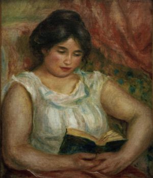 Auguste Renoir "Gabrielle bei der Lektüre" 46 x 55 cm