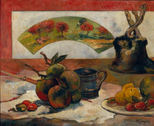 Paul Gauguin "Stillleben mit Fächer"  61 x 50 cm