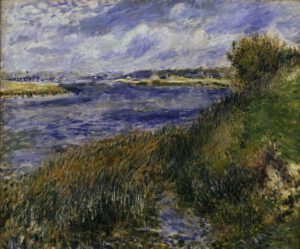 Auguste Renoir "Die Seine bei Champrosay" 66 x 55 cm