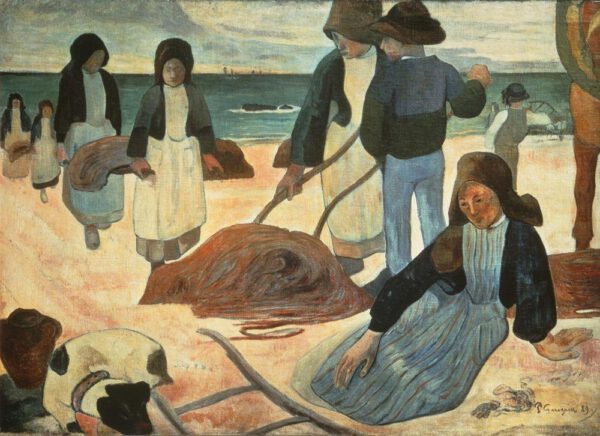 Paul Gauguin "Bretonische Tangsammler"  123 x 88 cm