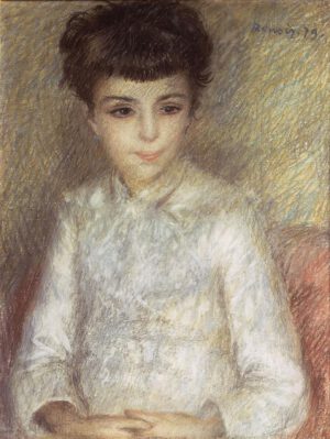 Auguste Renoir "Bildnis eines jungen Mädchens mit braunem Haar" 47 x 60 cm