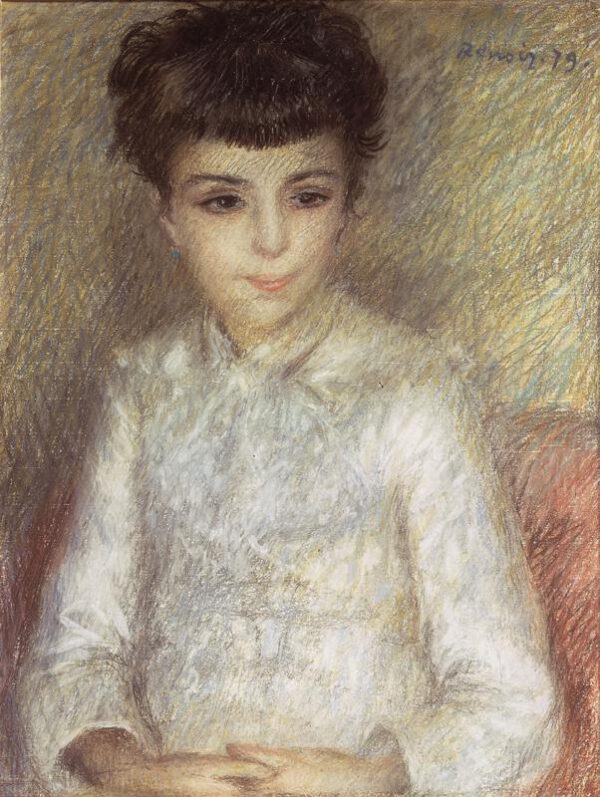 Auguste Renoir "Bildnis eines jungen Mädchens mit braunem Haar" 47 x 60 cm