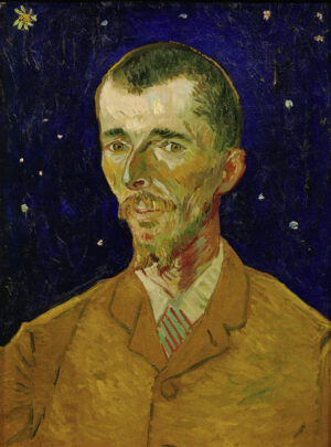 Vincent van Gogh “Bildnis des belgischen Dichters Eugene Boch” 60 x 45 cm