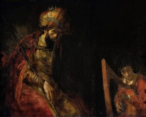 Rembrandt “David und Saul“ 164 x 131 cm