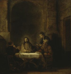 Rembrandt “Christus und die Jünger von Emmaus“ 65 x 68 cm