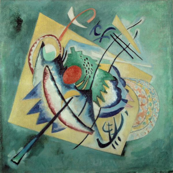 Wassily Kandinsky "Rotes Oval" 71 x 71 cm