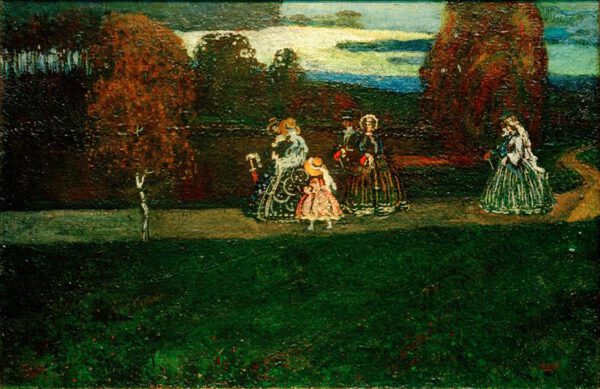 Wassily Kandinsky "Promenade" 79 x 52 cm