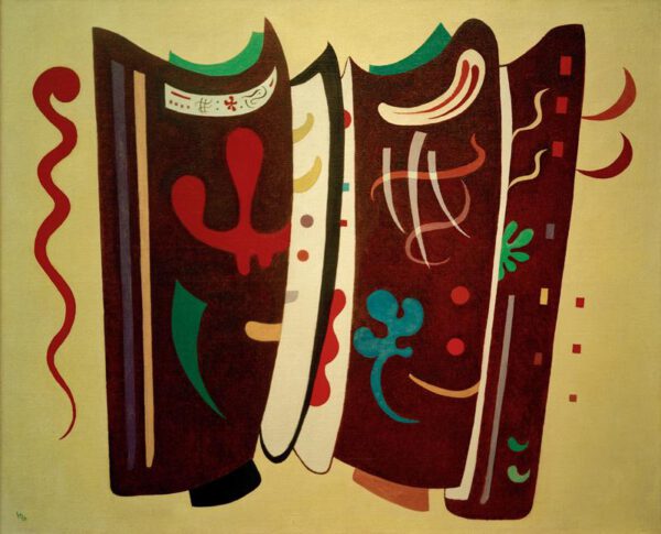 Wassily Kandinsky "Brun Supplemente" 100 x 81 cm