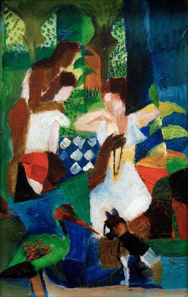 August Macke "Türkischer Schmuckhändler" 19 x 29 cm