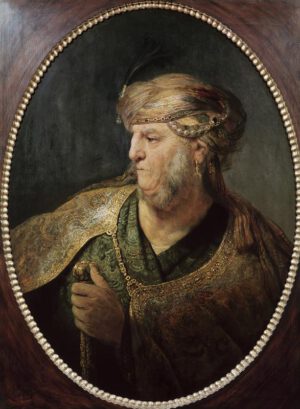 Rembrandt “Brustbild eines Mannes in orientalischem Kostüm“ 60.3 x 72.8 cm