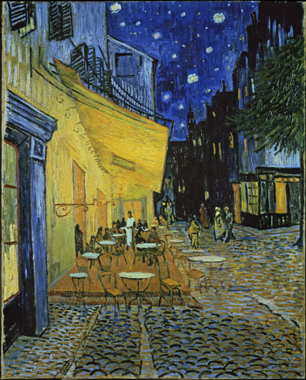Vincent van Gogh “Terrasse des Cafés an der Place du Forum in Arles am Abend 81 x 65,5 cm