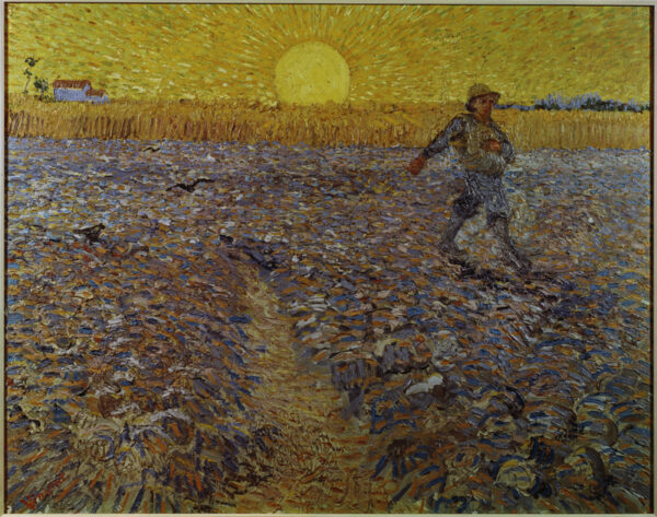 Vincent van Gogh “Saemann bei untergehender Sonne”, 64 x 80,5 cm