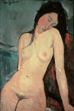 Amedeo Modigliani "Sitzender weiblicher Akt" 60 x 92 cm
