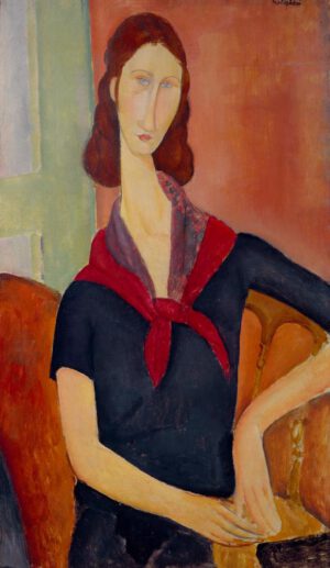Amedeo Modigliani "Portrait von Jeanne Hébuterne" 54 x 92 cm