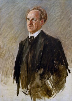 Max Liebermann "Porträt Gerhart Hauptmann" 96 x 113 cm