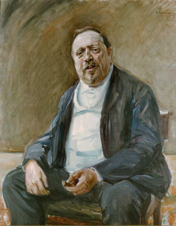 Max Liebermann "Bildnis Alfred von Berger" 92 x 111 cm
