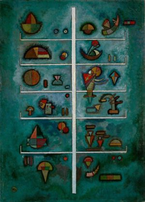 Wassily Kandinsky "Etagen" 41 x 56 cm