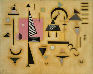Wassily Kandinsky "Entscheidendes Rosa" 100 x 80 cm