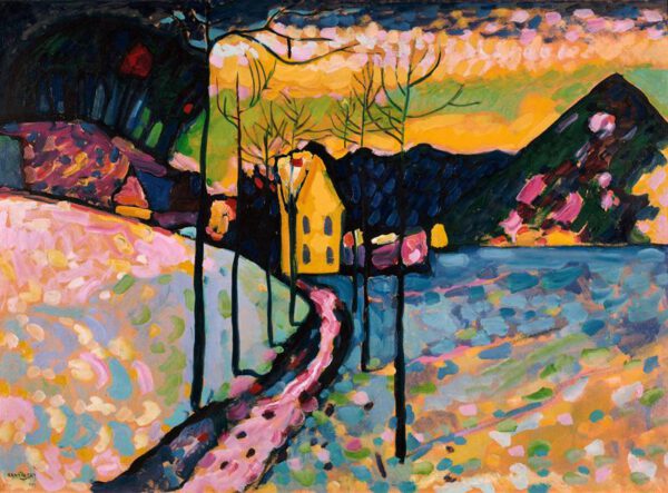 Wassily Kandinsky "Winter Kochel" 97 x 75 cm
