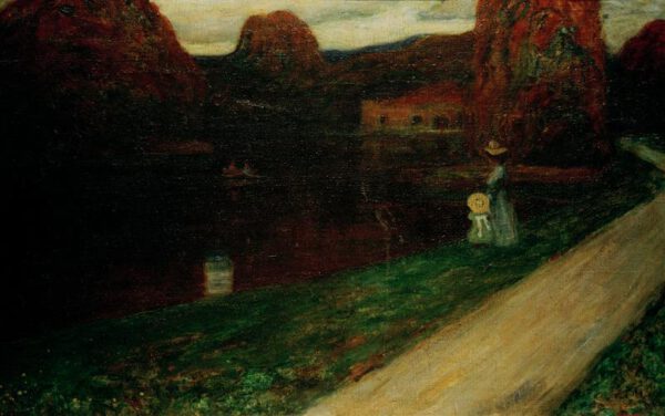 Wassily Kandinsky "Der Abend" 100 x 64 cm